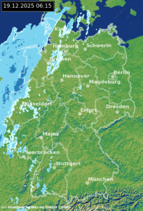 Heute etwas Regen im Westen