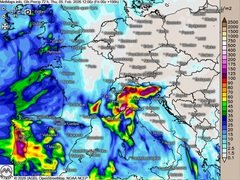 Markante Wettergegens&auml;tze &uuml;ber Europa