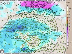 Regen, Schnee und Wind